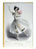 Buy Maria Taglioni in "La Sylphide, Souvenir D'Adieu," circa 1832 at AllPosters.com