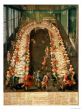 Buy The Banquet at Casa Nani, Given in Honour of Their Guest, Clemente Augusto at AllPosters.com