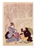 Buy Doctor Feeling a Child's Pulse with Two Hands, According to the Rules of Sino-Japanese Sphygmology at AllPosters.com