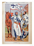 Buy The Knights Templar, Illustration from "Histoire De France" by Jules Michelet circa 1900 at AllPosters.com