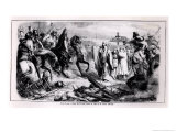 St. Loup Defending the City of Troyes Against Attila the Hun on His Horse
