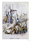 Buy The Steam Concert," Caricature of Modern Music from "Un Autre Monde," 1844 at AllPosters.com
