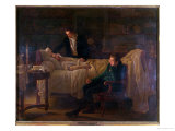 Buy Marie Francois Xavier Bichat Dying Surrounded by the Doctors Esparon and Philibert Joseph Roux at AllPosters.com