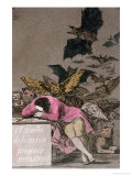 The Sleep of Reason Produces Monsters, Plate 43 of "Los Caprichos," Published circa 1810