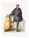 Buy Simon De Montfort Illustration from "Le Plutarque Francais" by E. Mennechet, 1835 at AllPosters.com