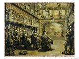Buy Louis XIII Anne of Austria and Cardinal Richelieu at the Production of "Mirame" at AllPosters.com