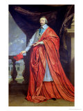 Portrait of Armand-Jean Du Plessis, Cardinal Richelieu