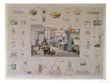 Buy Inside the Kitchen, Educational Print Published by the "Revue De L'Education Nouvelle" at AllPosters.com