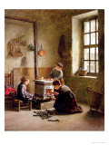 Lighting the Stove, 1886