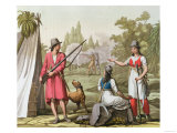 Captain John Rackham Anne Bonney and Mary Read in the Antilles, circa 1820