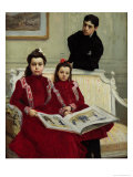 Buy Family Portrait of a Boy and His Two Sisters, 1900 at AllPosters.com