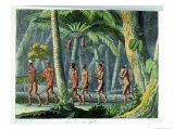 Buy Puris in Their Forest, from "Le Costume Ancien Et Moderne," by Jules Ferrario, Published circa 1820 at AllPosters.com