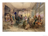 Buy A Coffee House, Constantinople, 1854 at AllPosters.com