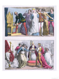 Buy Institution of the Order of the Garter by Edward III in 1348 and the Marriage of Henry I at AllPosters.com