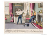 Buy Negligence, Plate 1 from "The Necessary Qualifications of a Man of Fashion," Published 1823 at AllPosters.com
