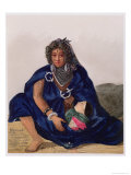 Buy A Sorceress Telling the Future with Corn and Salt in Ghzannah, 1835 at AllPosters.com