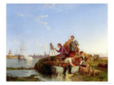 Buy Artist at His Easel and Shipping Beyond, 1894 at AllPosters.com
