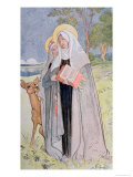 Buy St. Bridget of Sweden Illustration from a Book on Famous Women of Sweden, 1900 at AllPosters.com