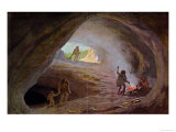 Buy Cavemen During the Ice Age, after a Sketch by Professor Klaatsch, Late 19th Century at AllPosters.com