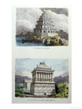 The Great Lighthouse of Alexandria and the Mausoleum at Halicarnassus