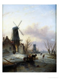 Buy Skaters on a Frozen River at AllPosters.com
