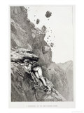 Buy A Cannonade on the Matterhorn, 1862, from "The Ascent of the Matterhorn" at AllPosters.com