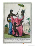 Buy High Class Woman from St. Louis Island, Senegal, Accompanied by Her Servant at AllPosters.com