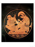 Buy Interior of an Attic Red Figure Kylix Depicting Achilles Tending Wounded Patrocles, circa 500 BC at AllPosters.com