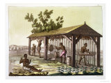 Buy Slaves Preparing Tobacco, Virginia, America, circa 1790, from "Le Costume Ancien Et Moderne" at AllPosters.com