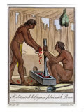 Buy Inhabitants of French Guyana Preparing Annatto, from "Encyclopedie Des Voyages" at AllPosters.com