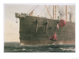 Buy Launching the Buoy, August 8th, 1865, Marking the Spot Where the Cable Had Been Grappled at AllPosters.com