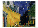 The Café Terrace on the Place du Forum, Arles, at Night, c.1888 (detail)
