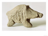 Figurine of a Small Boar, from Tappeh Sarab, Iran, circa 6th Millennium BC