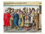 Buy The Great Embassy of Ivan IV of Russia to the Holy Roman Emperor at Regensburg in 1576 (Detail) at AllPosters.com