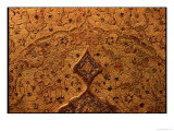 Detail of the Intricate Gold and Lapis Lazuli Illuminations and Arabesque Designs