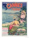 Buy Poster Advertising the Casino Des Fleurs, Cannes in Winter, 1892 at AllPosters.com