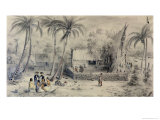 Buy Native Village in Tahiti, circa 1841-48 at AllPosters.com