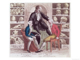 Caricature of William Pitt the Younger and Gustav IV Adolf Visiting Sr. Franz Joseph Gall 1806