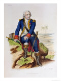 Buy Louis Antoine De Bougainville (1729-1811) Seated on a Rock, Illustration from Le Plutarque Francais at AllPosters.com