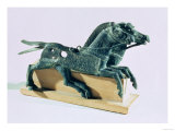 Cheek Pieces in Form of Horses, Found in Ashes in the Portico of the Hundred Column Hall at Pers