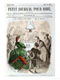 Buy Le Gateau De Rois," Family Celebrating Twelfth Night, from "Le Petit Journal Pour Rire," circa 1865 at AllPosters.com