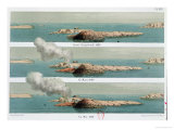 Buy The Eruption of the Georgios Volcano, Illustration from "Santorini and Its Eruptions" at AllPosters.com