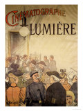 Buy Poster Advertising the "Cinematographe Lumiere," 1896 at AllPosters.com