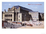 Postcard Depicting the Vienna State Opera House, circa 1900