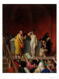 Buy Sale of a Slave Girl in Rome, 1884 at AllPosters.com