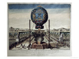 Buy View of the Montgolfier Brothers' Balloon Experiment in the Garden of M. Reveillon at AllPosters.com