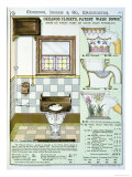Okeanos Closets from a Catalogue of Sanitary Wares Produced by Morrison, Ingram & Co., Manchester
