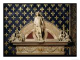 Buy St. John the Baptist Flanked by Two Candlesticks, from a Door Frame in the Sala Dei Gigli, 1470 at AllPosters.com