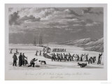 Buy The Crews of H.M.S. Hecla & Griper Cutting into Winter Harbour, September 26th 1819 at AllPosters.com