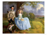 Buy Mr. and Mrs. Andrews, circa 1748-9 (Detail) at AllPosters.com
